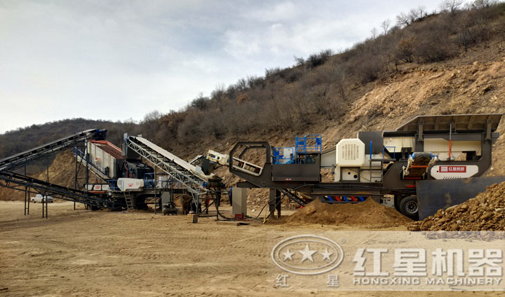 移動(dòng)制砂現(xiàn)場，可就近參觀現(xiàn)場